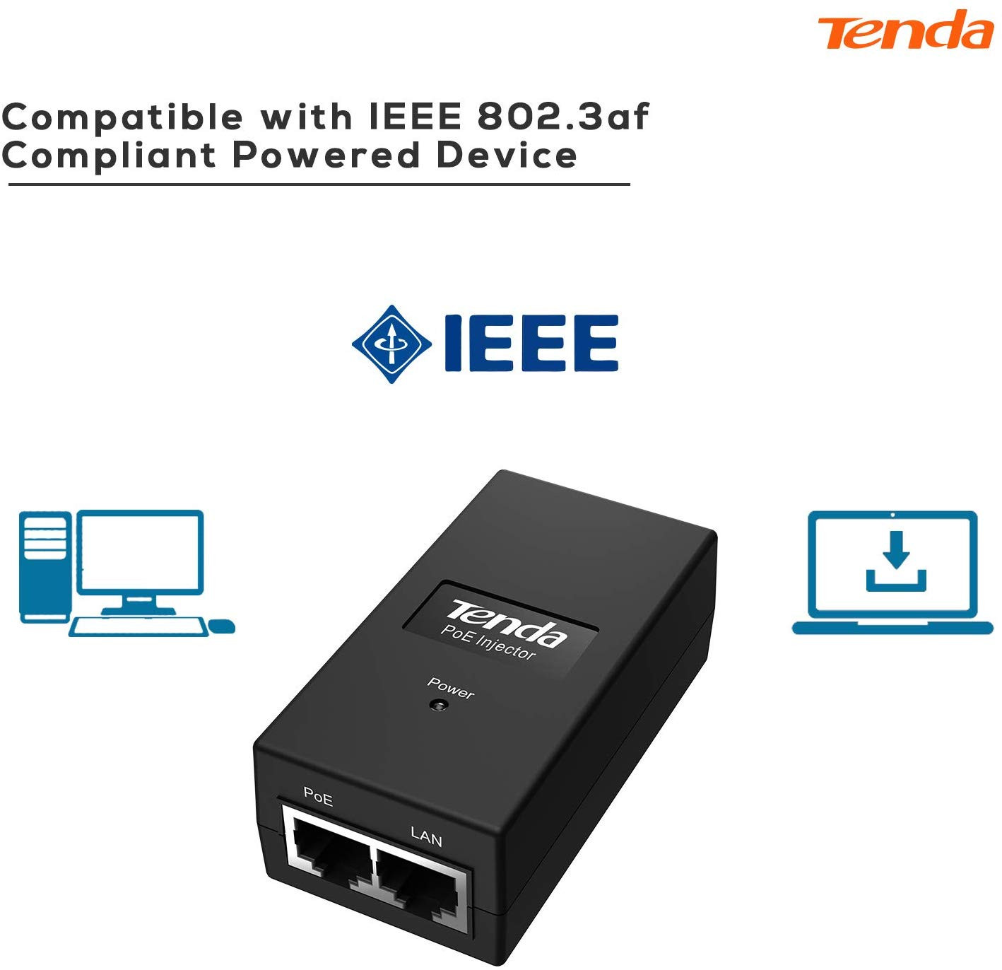 Poe инжектор tenda