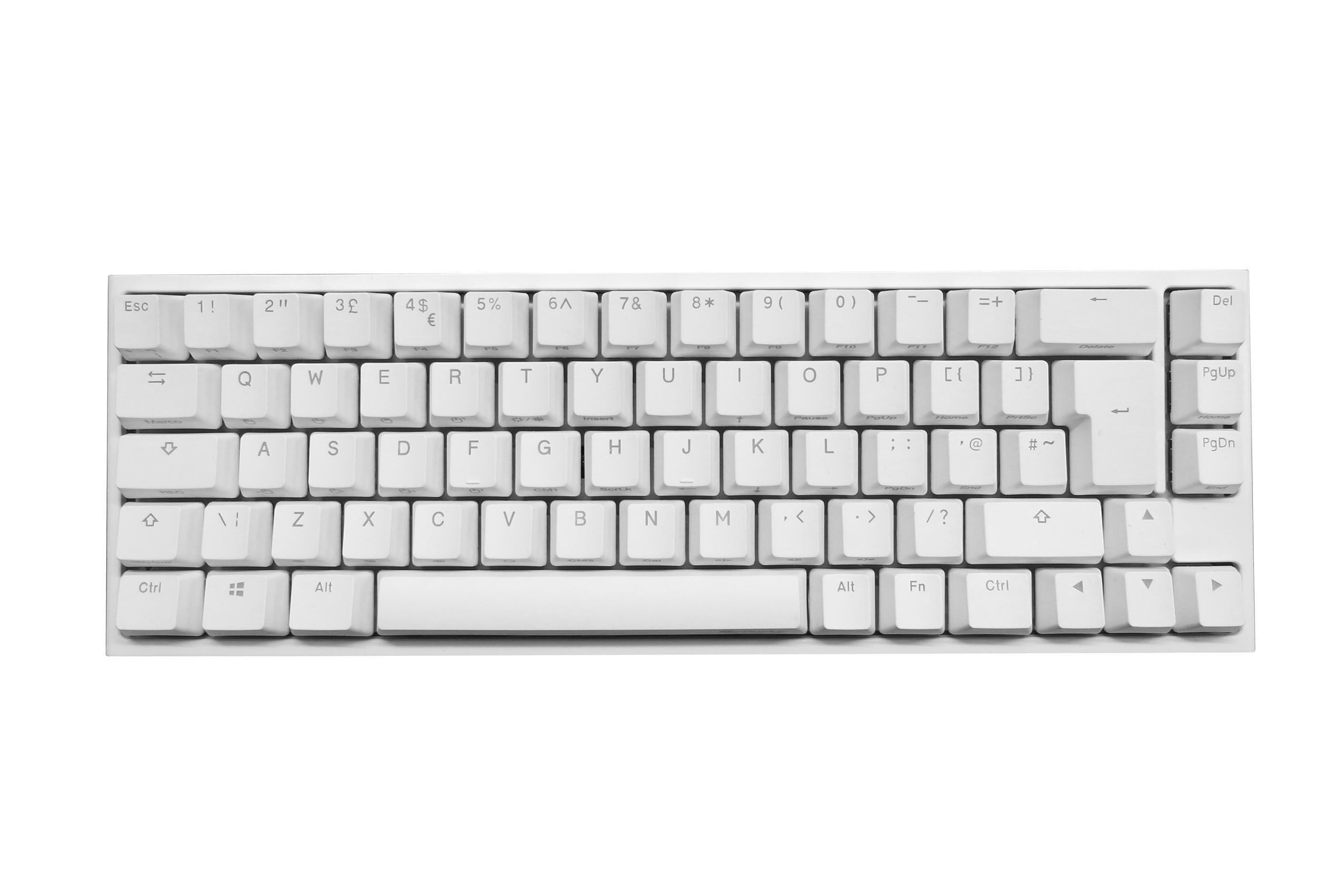Ducky One2 SF 65% RGB Pure White USB Mechanical Gaming Keyboard Blue