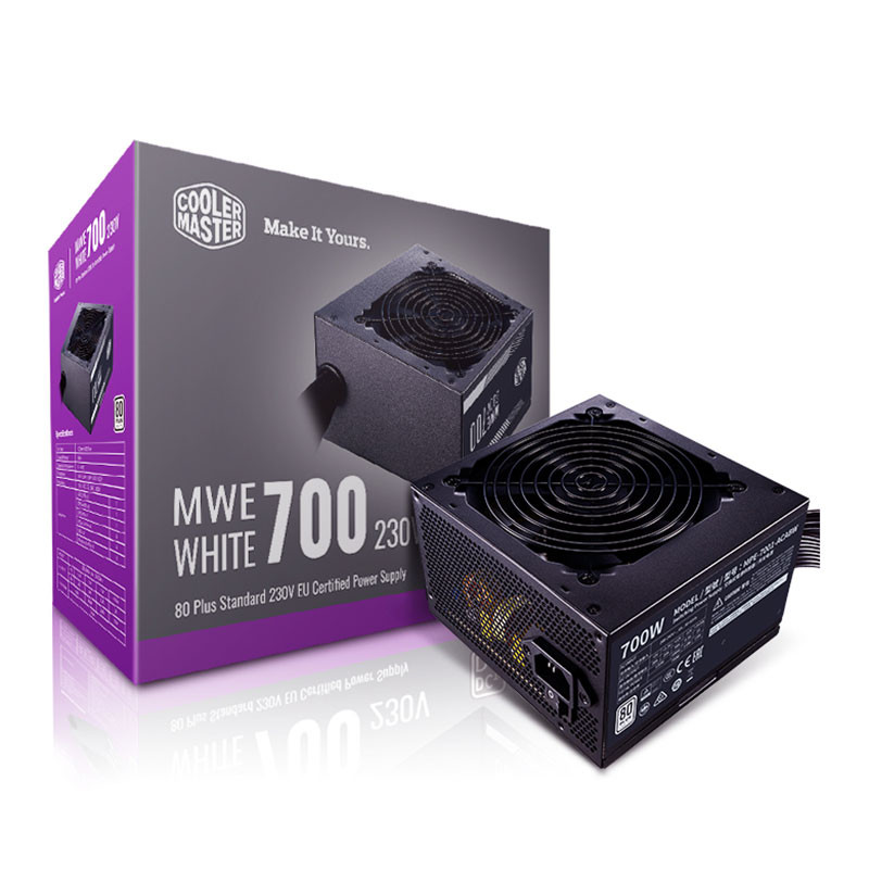 Coolermaster 700W ATX Power Supply MWE 700 230V V2 (Active PFC/80