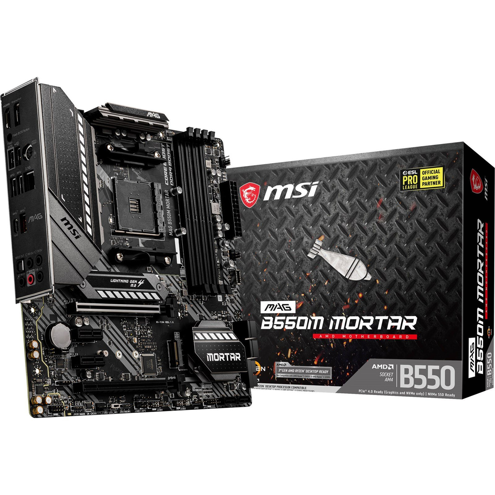 MSI MAG B550 MORTAR D4 AMD Socket AM4 Micro ATX Motherboard Buy