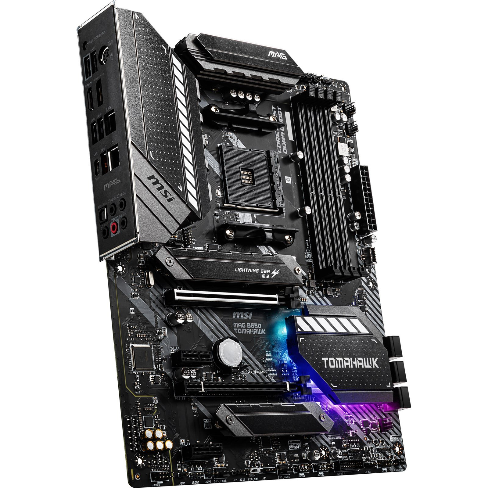 MSI (MAG B550 TOMAHAWK) MAG B550 TOMAHAWK AMD Socket AM4 - This board will be Flashed to latest Bios revision on site before despatch