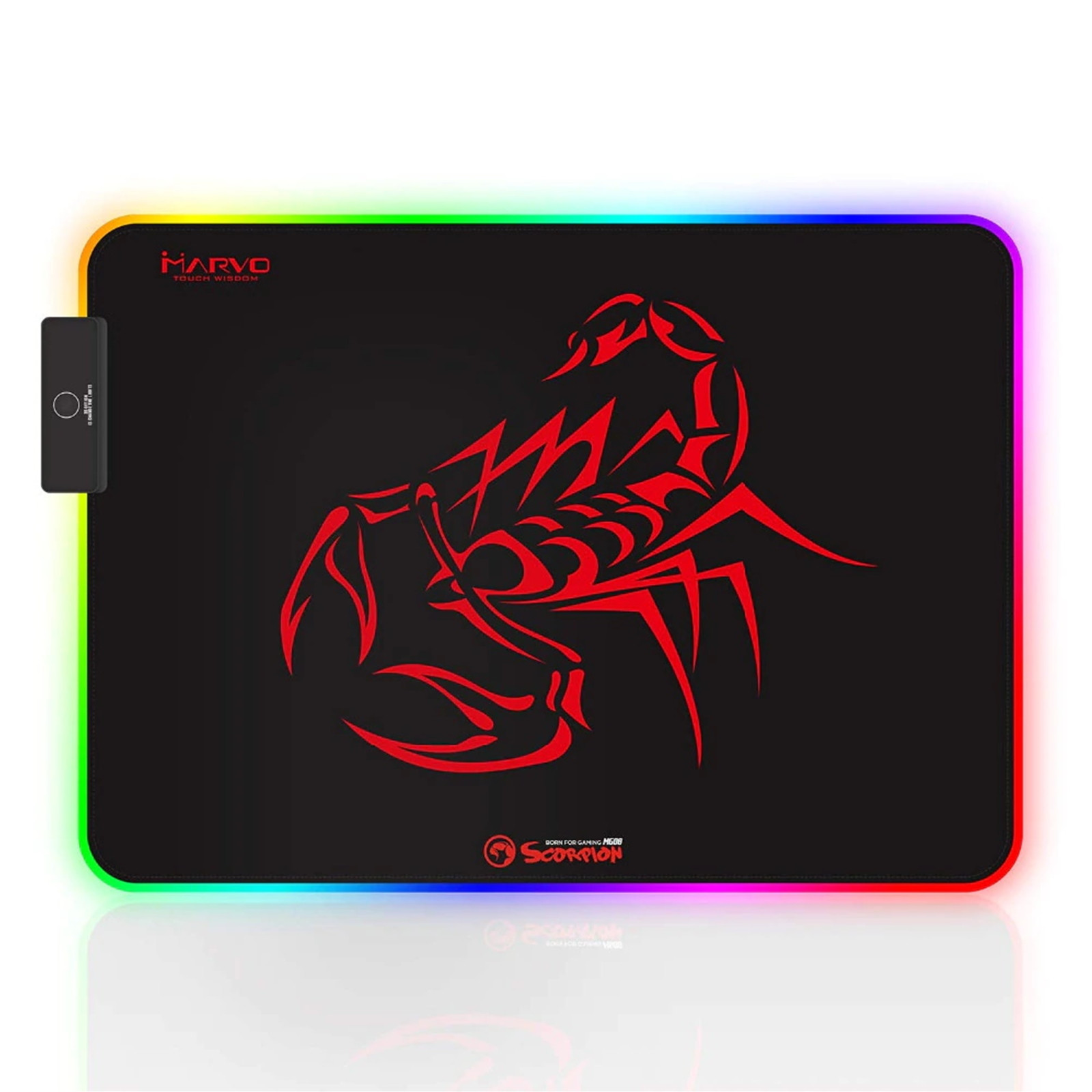 MARVO Scorpion RGB LED Medium Gaming Mouse Pad
