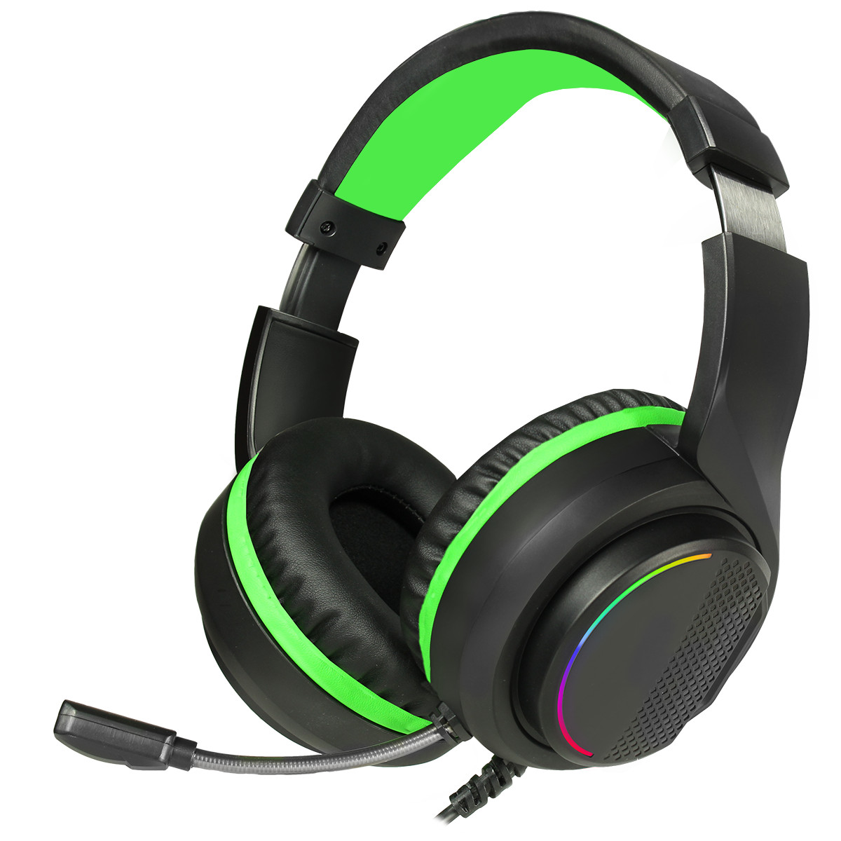 GameMax Razor RGB Gaming Headset and Mic with 5.1 Surround Sound 3.5MM