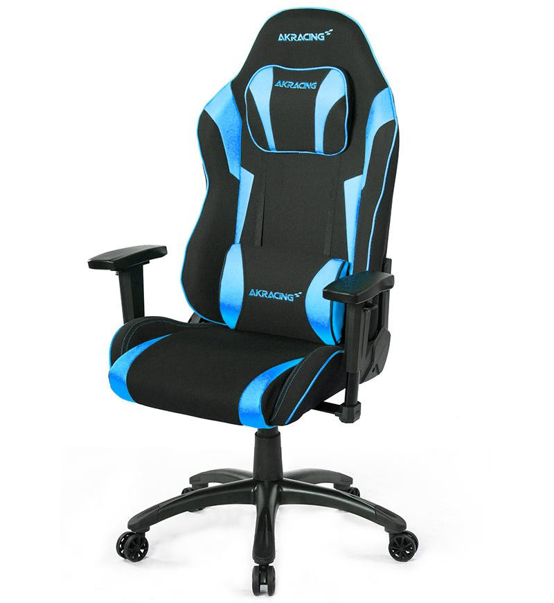 AK Racing Core Series EX-Wide SE Gaming Chair, Black/Blue, 5/10 Year Warranty | Falcon Computers