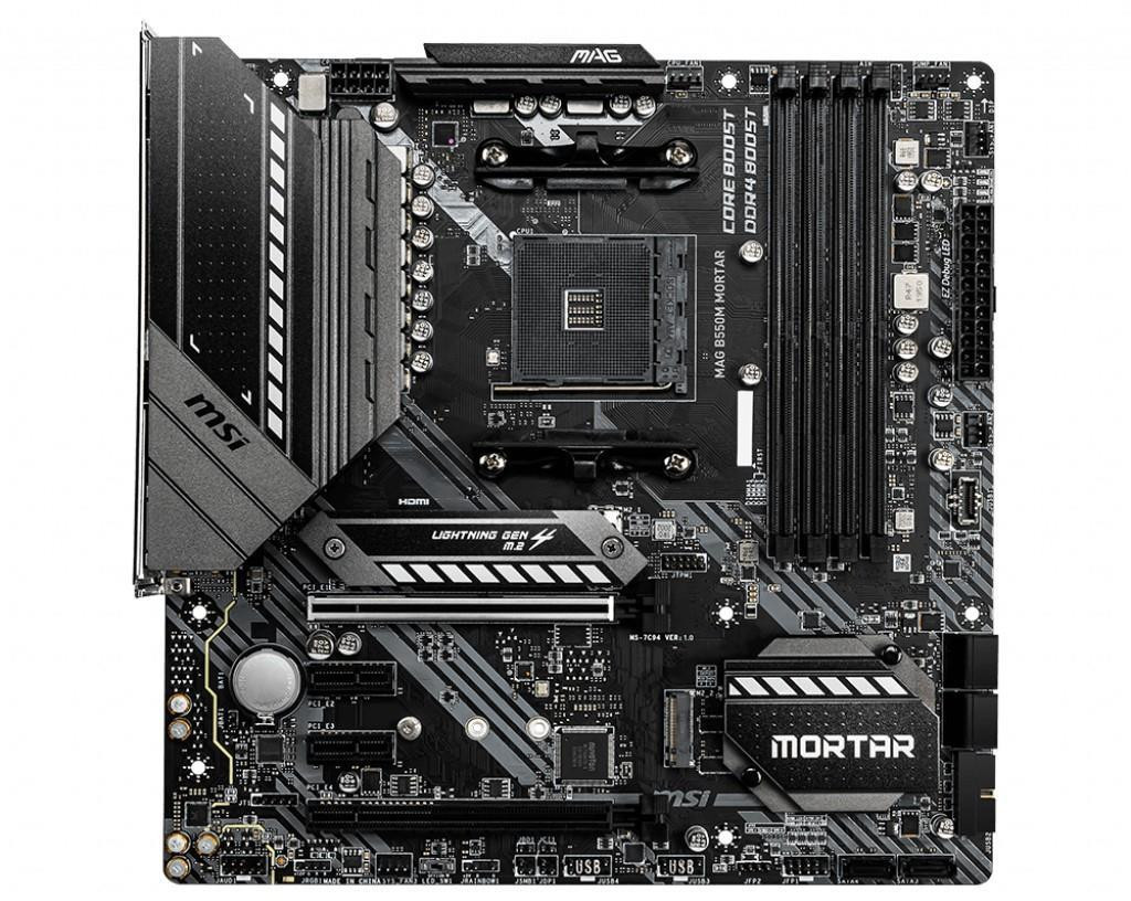 MSI MAG B550 MORTAR D4 AMD Socket AM4 Micro ATX ...