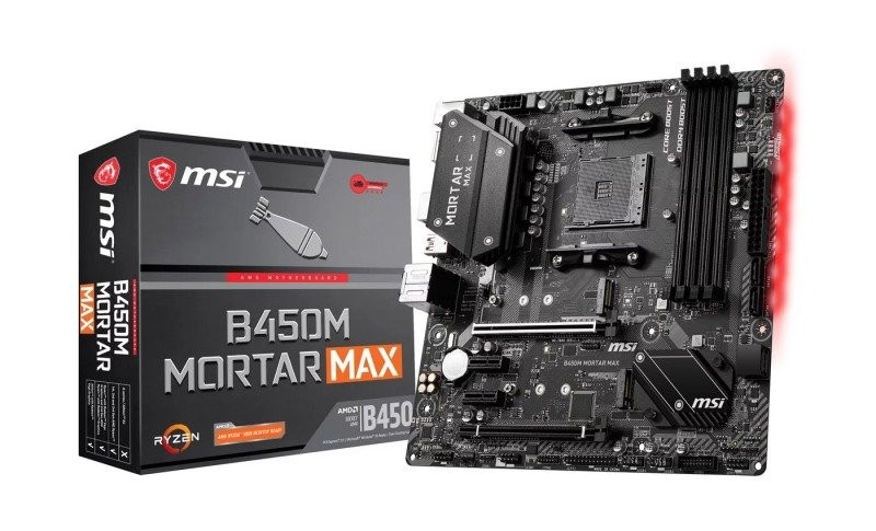 MSI - B450M MORTAR MAX AMD Socket AM4 Micro ATX ...