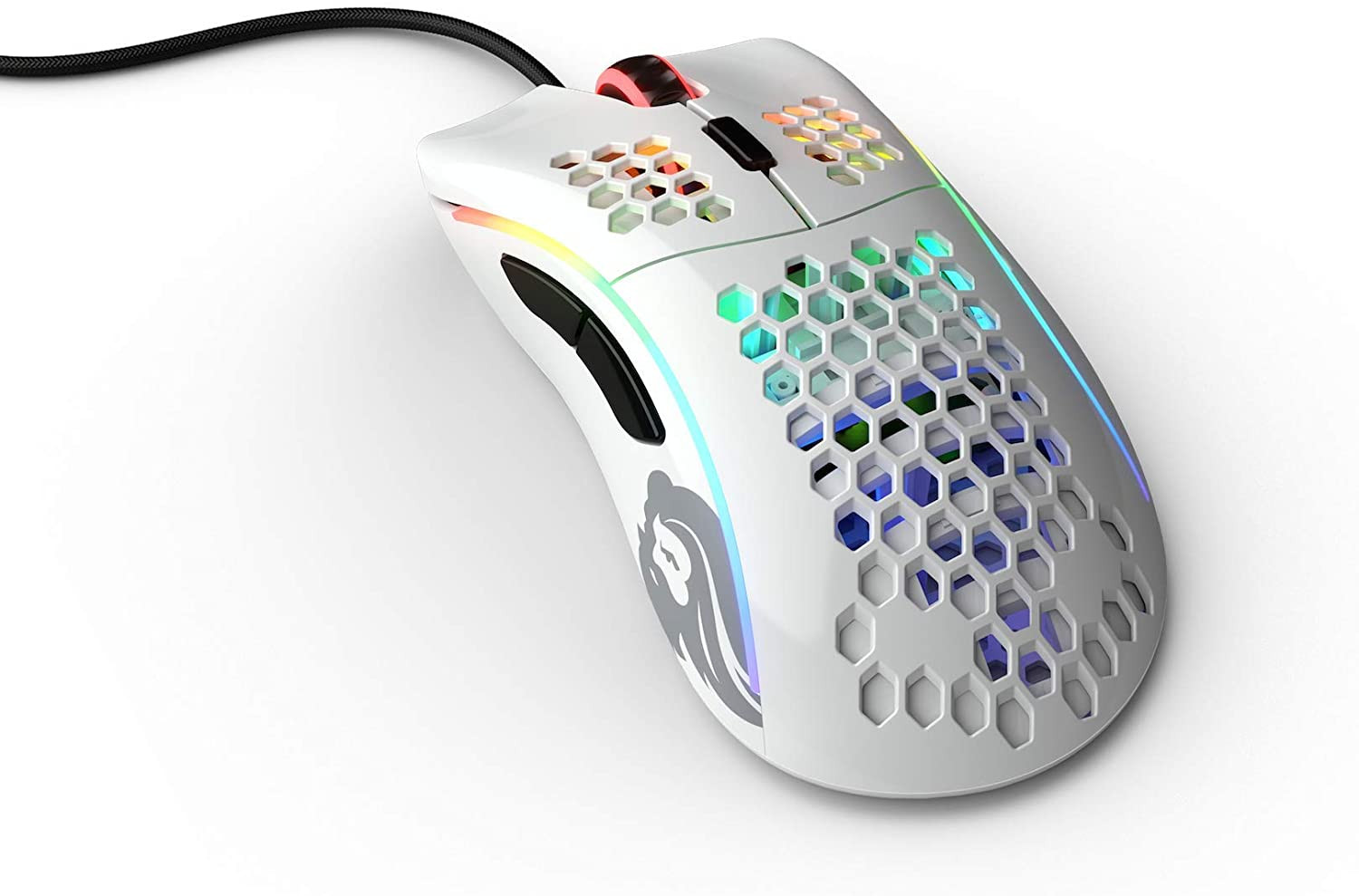 Glorious Model D USB RGB Gaming Mouse Matte White