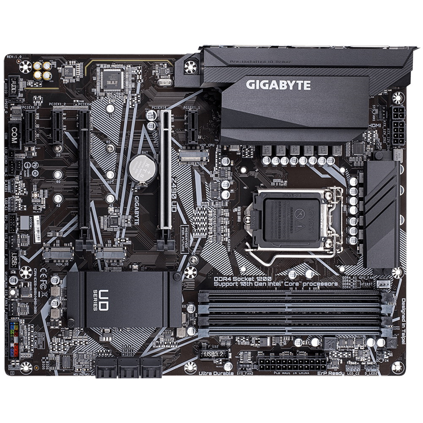 Gigabyte Intel Z490 UD Intel Socket 1200 ATX Motherboard