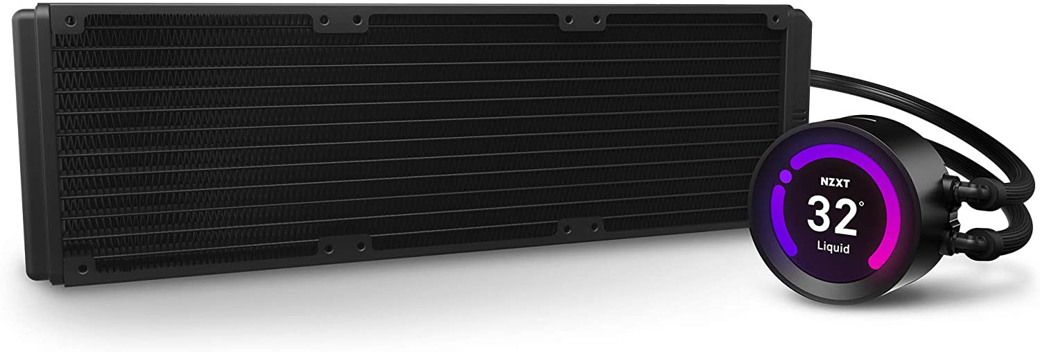 NZXT KRAKEN Z73 360mm AIO Liquid cooled CPU Cooler ...