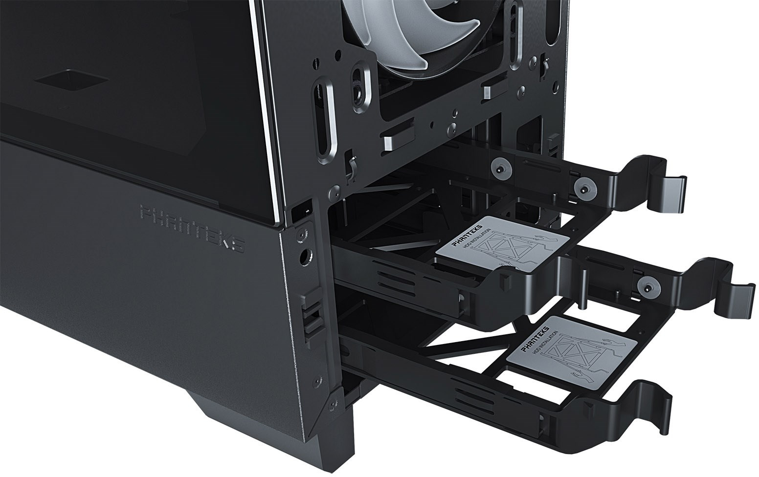 Phanteks Eclipse P360A AIR DRGB Gaming Case Black With Tempered Glass
