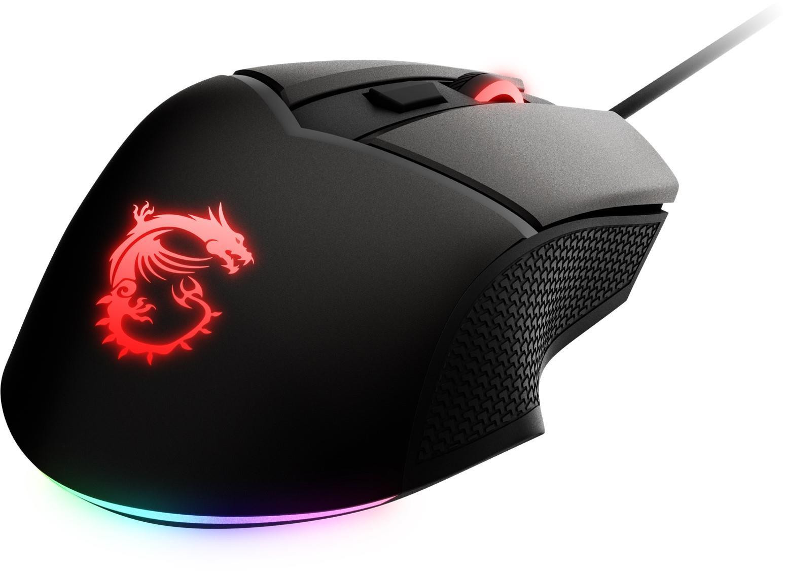 MSI CLUTCH GM20 ELITE USB OPTICAL RGB GAMING MOUSE Falcon Computers