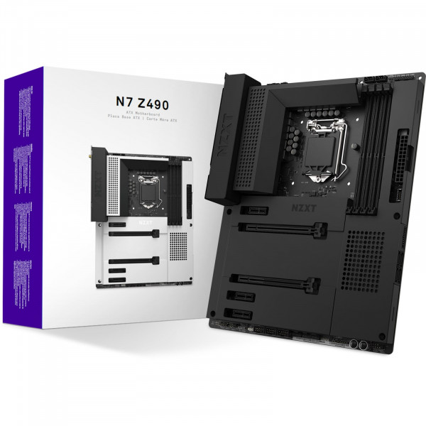 NZXT Intel Z490 N7 Matte Black ATX Motherboard | Falcon Computers