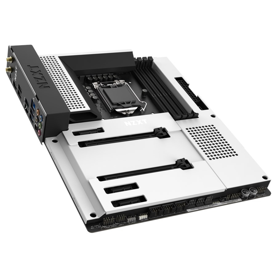 NZXT Intel Z490 N7 Matte White ATX Motherboard Falcon Computers