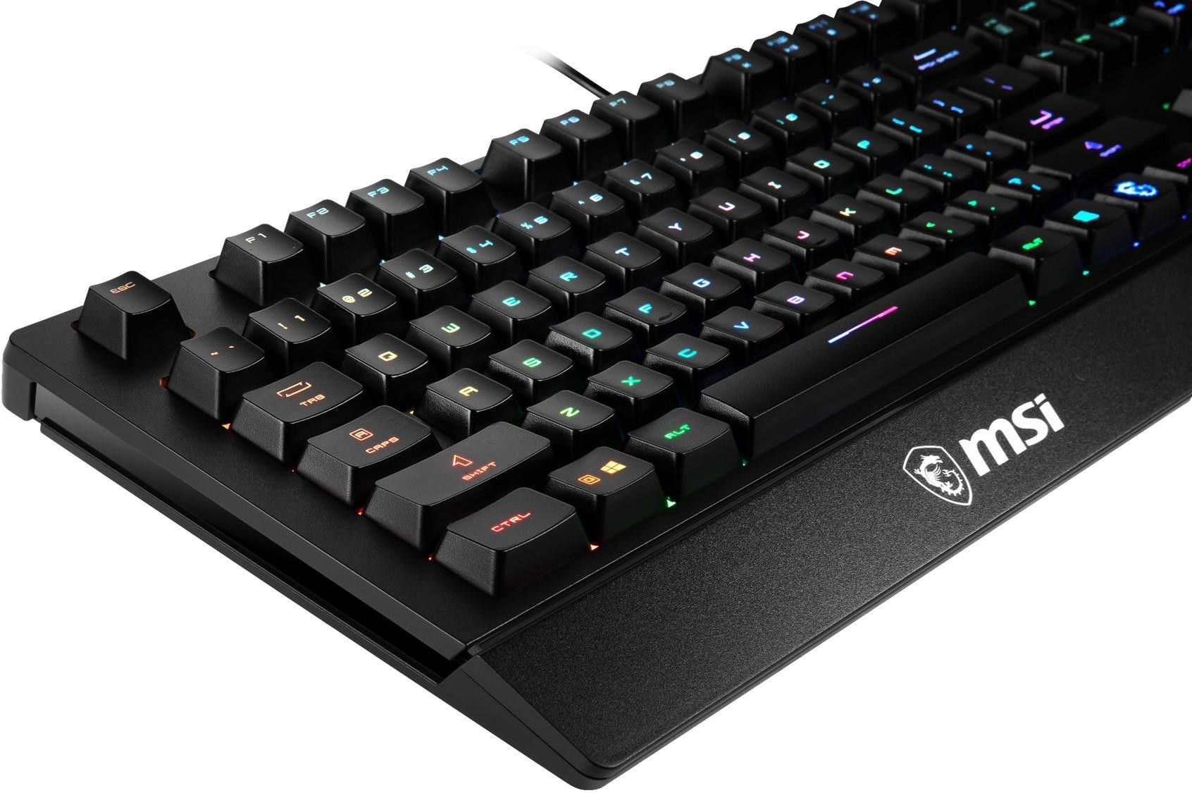 MSI Vigor GK20 Membrane RGB Gaming Keyboard Falcon Computers