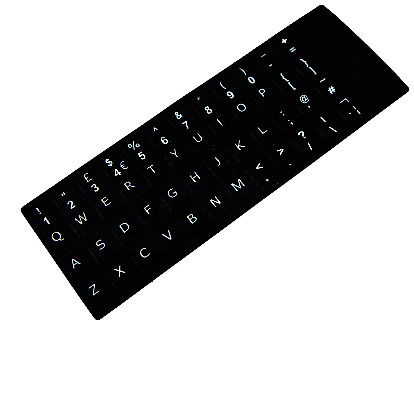 JEDEL UK Layout Replacement Qwerty Keyboard Stickers Self ...