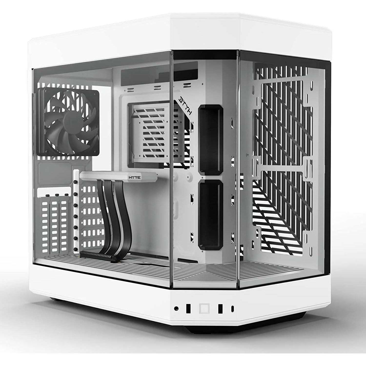 HYTE Y60 DUAL CHAMBER ATX PC CASE SNOW WHITE Falcon Computers