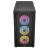 Corsair 3000D Black RGB Airflow Gaming Case w/ Glass Window, ATX, 3x AR120 RGB Fans, GPU Cooling, 3-Slot GPU Support, High-Airflow Front Image