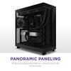 NZXT H6 Flow Black  Mid Tower Tempered Glass Dual Chamber PC Gaming Case - Special Offer Image