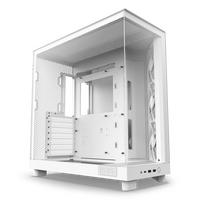 NZXT H6 Flow White Mid Tower Tempered Glass PC Gaming Case - Black Friday Special Offer