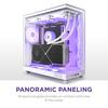 NZXT H6 Flow RGB White  Mid Tower Tempered Glass PC Gaming Case Image