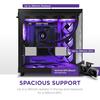 NZXT H6 Flow RGB Black  Mid Tower Tempered Glass PC Gaming Case Image