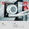 MSI MAG CORELIQUID E240 WHITE CPU Liquid Cooler 240mm - Dual-Chamber Water Block, Black Friday  Special Offer Image