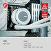 MSI MAG CORELIQUID E240 WHITE CPU Liquid Cooler 240mm - Dual-Chamber Water Block, SPECIAL OFFER Image