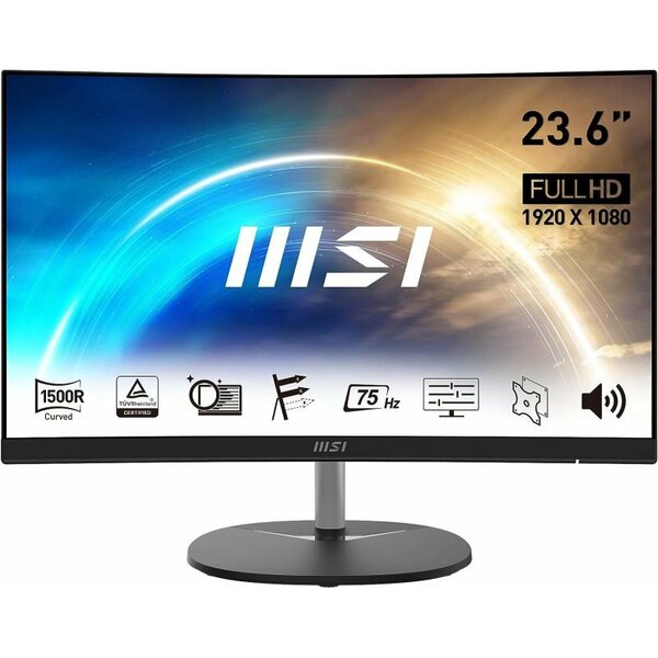 MSI inch FHD 75Hz AMD Freesync Curved Monitor - SPECIAL OFFER- BLACK