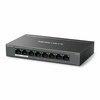 Mercusys 8-Port Gigabit Desktop Switch with 7-Port PoE+, Steel Case Image