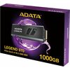 Adata 1TB Legend 970 Gen5 M.2 NVMe SSD, M.2 2280, PCIe 5.0, 3D NAND, R/W 9500/8500 MB/s, Active Heat Dissipation - Special Offer Image