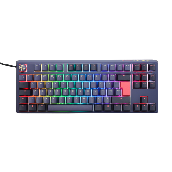 Ducky One 3 Cosmic TKL 80% USB RGB Mechanical Gaming Keyboard Cherry MX Brown Switch - UK Layout - EX DISPLAY - IMACULATE CONDITION
