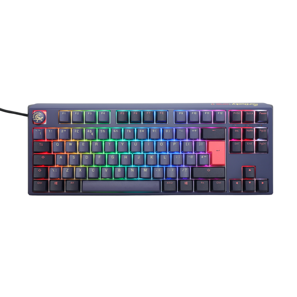 Ducky One 3 Cosmic TKL 80% USB RGB Mechanical Gaming Keyboard Cherry MX Brown Switch - UK Layout