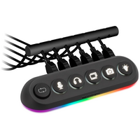 Streamplify Streamplify HUB DECK 5 RGB USB Hub 5-port USB Hub with Power Charging