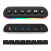 Streamplify Streamplify HUB DECK 5 RGB USB Hub 5-port USB Hub with Power Charging Image