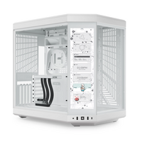 Hyte Y70 Touch Dual Chamber Mid-Tower ATX Case - White