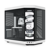 Hyte Y70 Touch Dual Chamber Mid-Tower ATX Case - Black/ White