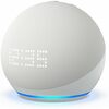 Amazon Echo Dot with clock (5th generation, 2022 release) | Bigger vibrant sound Wi-Fi and Bluetooth smart speaker and Alexa | Glacier White Image