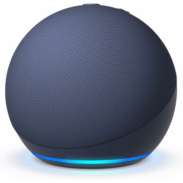 Amazon Echo Dot (5th generation, 2022 release) | Big vibrant sound Wi-Fi and Bluetooth smart speaker with Alexa - Sea Blue