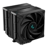 Deepcool AK620 ZERO DARK CPU Cooler, 2x120mm Fan, 1850rpm, 68.99 CFM, PWM, Aluminium Fins, Copper Heatpipes, Intel/AMD Image