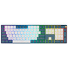 ROYALAXE R108 Hot Swappable Mechanical Keyboard, Full Size, 110 Keys, 2.4GHz, Bluetooth 5.0 or Wired Connection, TTC Golden-Pink Switches, RGB, Windows and Mac Compatible, UK Layout Image