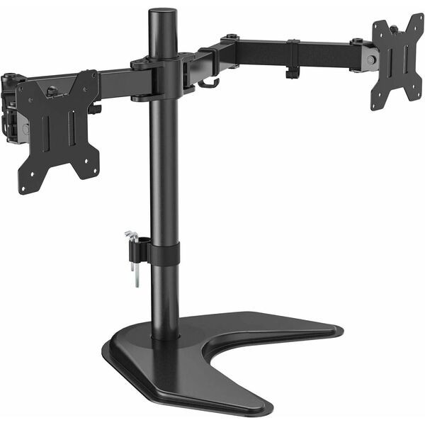 Falcon Value  Dual LCD Computer PC Monitor Arm Mount Desk Stand 13-32`` Screen Riser TV Bracket