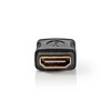 NEDIS HDMI™ Female  To HDMI™ Female Gold Plated Straight Coupler - Black - Retail Boxed Image