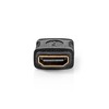 NEDIS HDMI™ Female  To HDMI™ Female Gold Plated Straight Coupler - Black - Retail Boxed Image