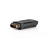 NEDIS HDMI™ Female  To HDMI™ Female Gold Plated Straight Coupler - Black - Retail Boxed Image