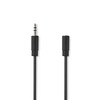 NEDIS Stereo Audio Cable 3.5 mm Male - 3.5 mm Female 2.00 m Extension Black Image