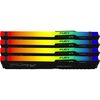 Kingston 128Gb DDR5 5600Mhz - Fury Beast RGB Memory Module Kit  - 4 X 32Gb  - Black Image