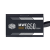 Coolermaster MWE 650w 80 Plus Bronze - (Flat Black Cables) V2 PSU - Black Friday Special Offer Image