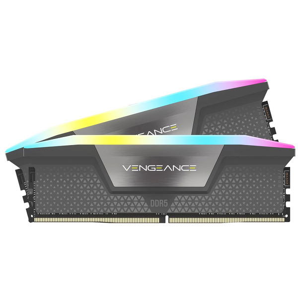 Corsair Vengeance RGB 64GB (2 X 32Gb), DDR5, 5600Mhz (PC5-44800), CL40, 1.25V, XMP 3.0, AMD EXPO Memory Kit, GREY