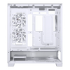 Phanteks XT View ATX Case Tempered Glass Windows, White Image