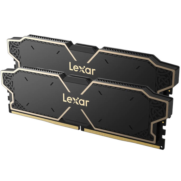 Lexar 32GB Lexar THOR 6000MHz DDR5, XMP 3.0 + AMD EXPO, CL32-38-38-96, 1.3V  2x 16GB Kit